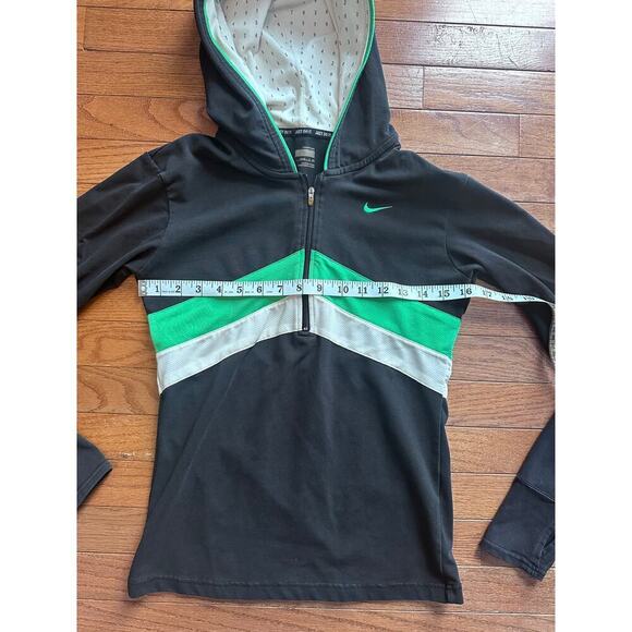 Nike Women's Full zip jacket With Hood Black AND green Size Small - Picture 6 of 16